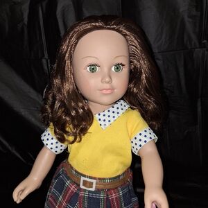 My Life as Brown Haired Green Eyed 18inch Doll